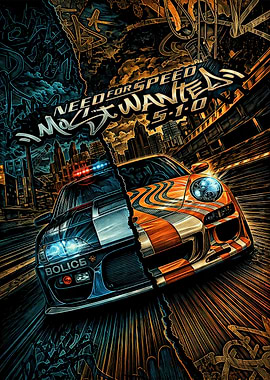 Need for Speed Most Wanted 5-1-0 Car Art