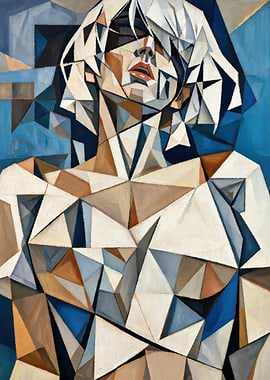 Cubist Portrait of a Woman