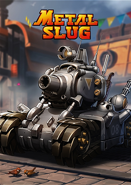 Metal Slug Tank with Birds