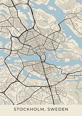 Stockholm Sweden Map