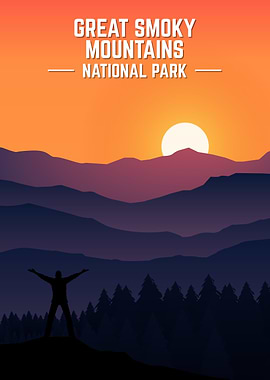 Great Smoky Mountains National Park Sunset