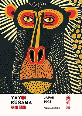 Yayoi Kusama | Baboon monkey