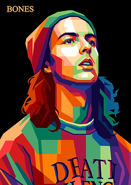 Bones Pop Art Portrait