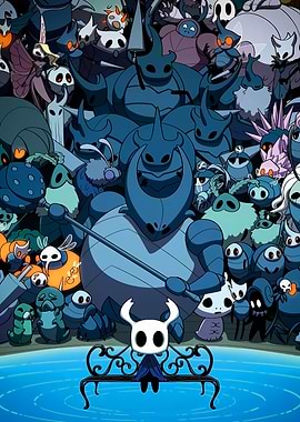 Hollow Knight Characters Gathered