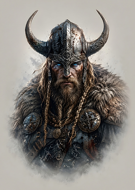 Viking Warrior Portrait