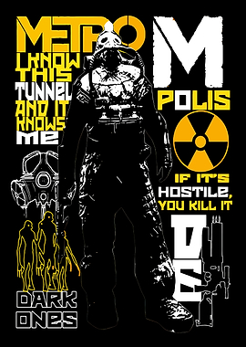 Metro 2033 Soldier and Dark Ones