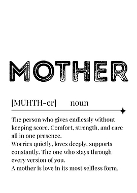 Mother Definition Art