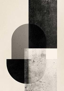 Abstract Geometric Shapes with Texture