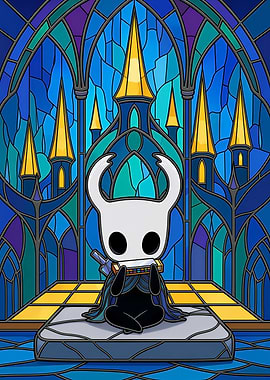 Hollow Knight Stained Glass Art