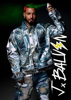 J Balvin with Spray Can