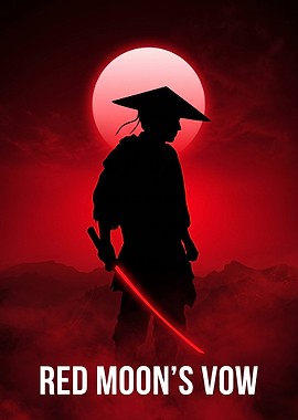 Red Moon's Vow Samurai