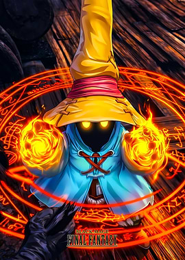 Vivi Ornitier casting a spell