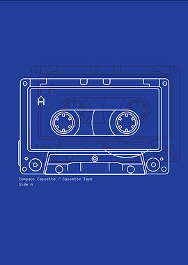 Retro Tech: Cassette Tape Blueprint