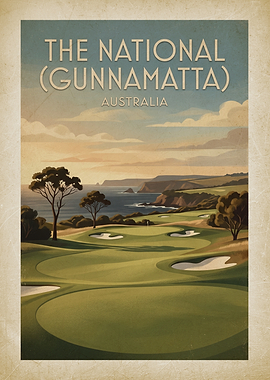 The National Golf Course Poster