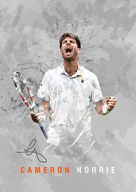 Cameron Norrie Tennis Player Art