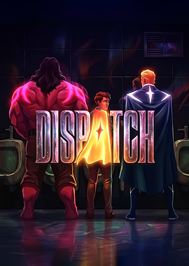 Dispatch Title Card with Characters