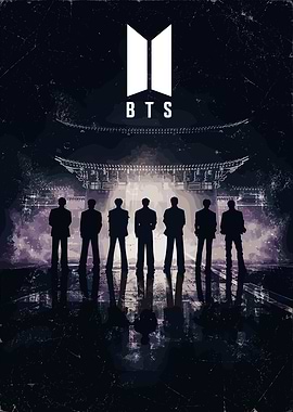 BTS Korean Palace Silhouette