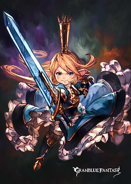 Granblue Fantasy Elf Warrior