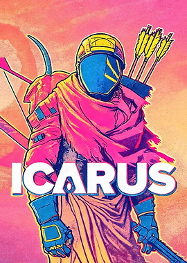 Icarus character with bow and arrows
