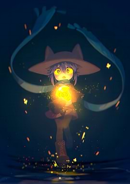 Niko holding a light bulb