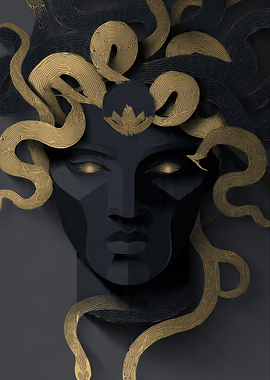 Medusa Paper Art