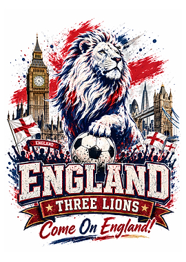 England Lions Football Fan Art