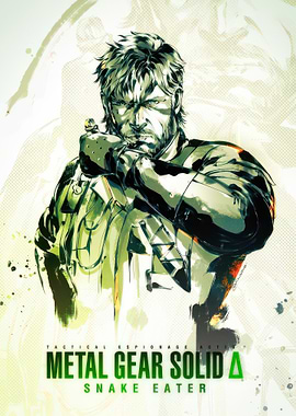 Metal Gear Solid Snake Eater Poster