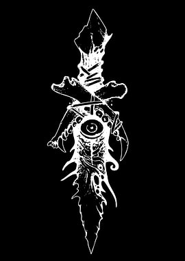 Dark Fantasy Dagger with Eye
