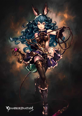 Granblue Fantasy Character with Whip