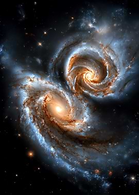 Whirlpool Galaxy Collision