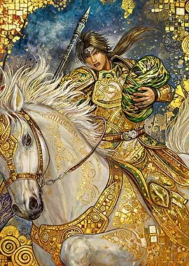 Warrior on Horseback with Spear