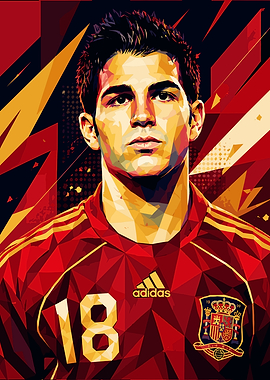 Cesc Fàbregas Pop Art Portrait