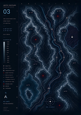 Arctic Military Map