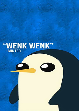 Gunter the Penguin 'Wenk Wenk'