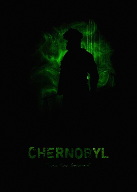 Chernobyl Silhouette Poster
