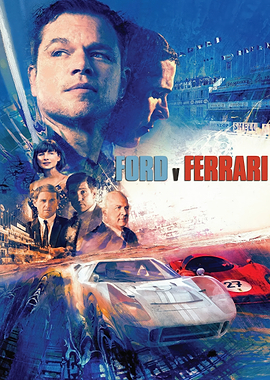 Ford v Ferrari Movie Poster