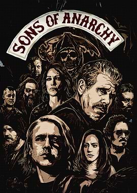 Sons of Anarchy Cast Poster