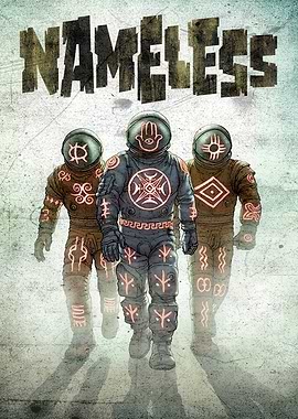 Nameless Astronauts with Mystical Symbols