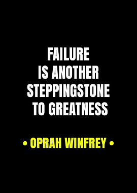 Oprah Winfrey quote on failure