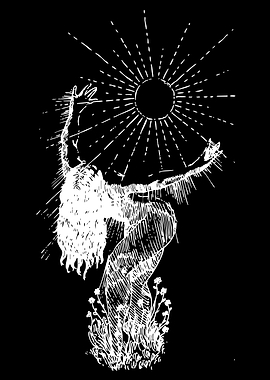 Woman Reaching for the Sun