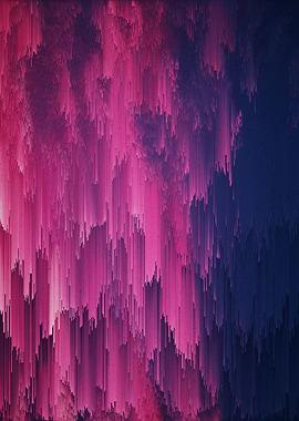 Glitch Art Abstract