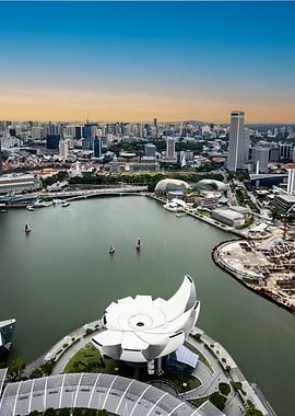 Singapore Marina Bay Skyline