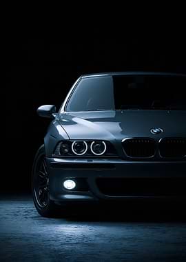close up BMW E39 M5 Front View