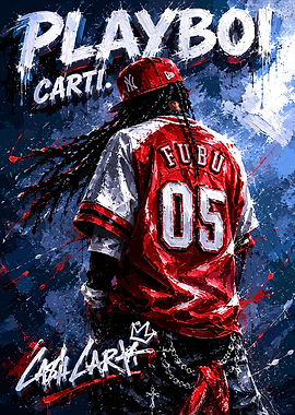 Playboi Carti FUBU Jersey Art