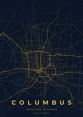 Columbus City Map