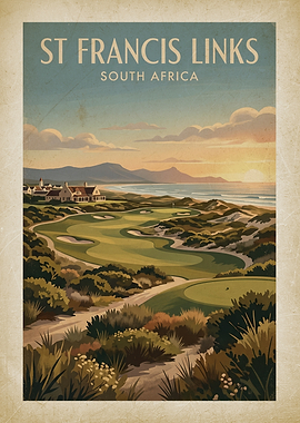 St Francis Links South Africa Golf Poster