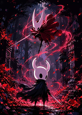 Hollow Knight Characters in Forest