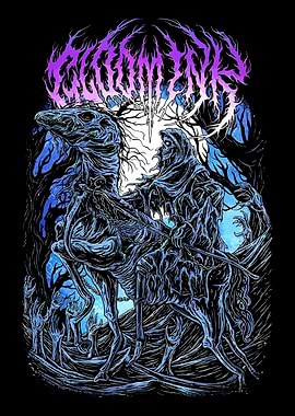 Grim Reaper on a skeletal horse