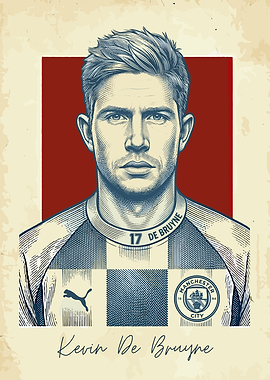 Kevin De Bruyne Portrait