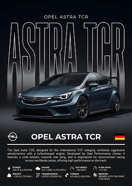 Opel Astra TCR Race Car